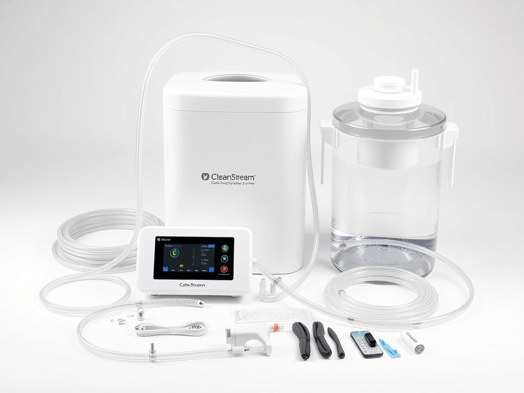 CleanStream Premium home colonic system with digital controls