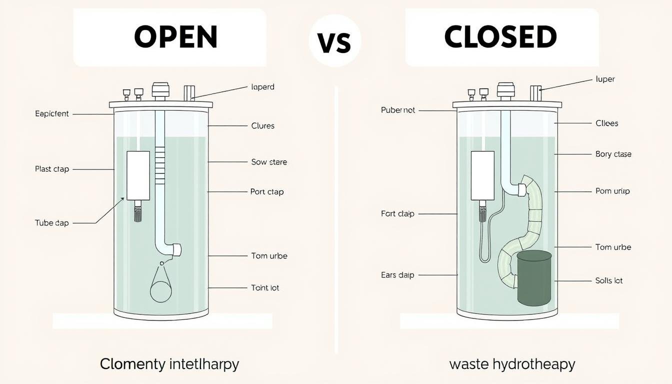 Comparison of open and closed colon hydrotherapy systems Comparison of open and closed colon hydrotherapy systems