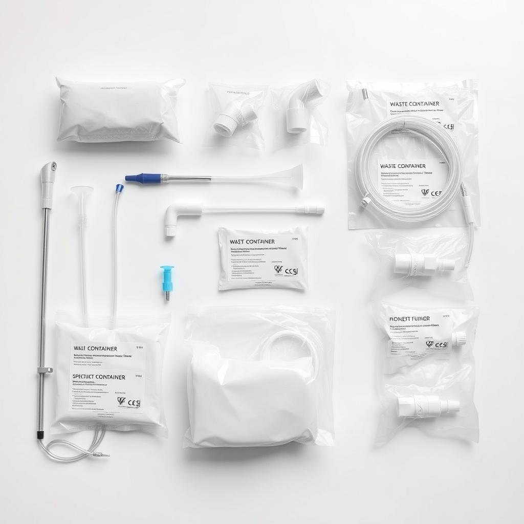 Disposable kit components for MAIKONG colonic machine