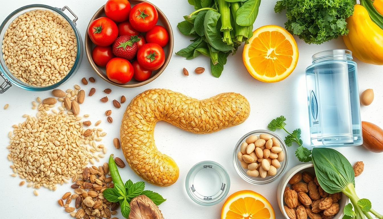Healthy foods that support natural colon health including fiber-rich options Healthy foods that support natural colon health including fiber-rich options