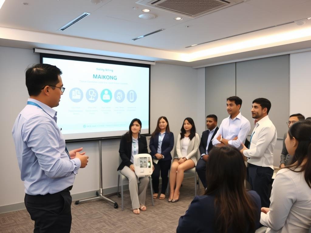 MAIKONG distributor training session with colonic machines