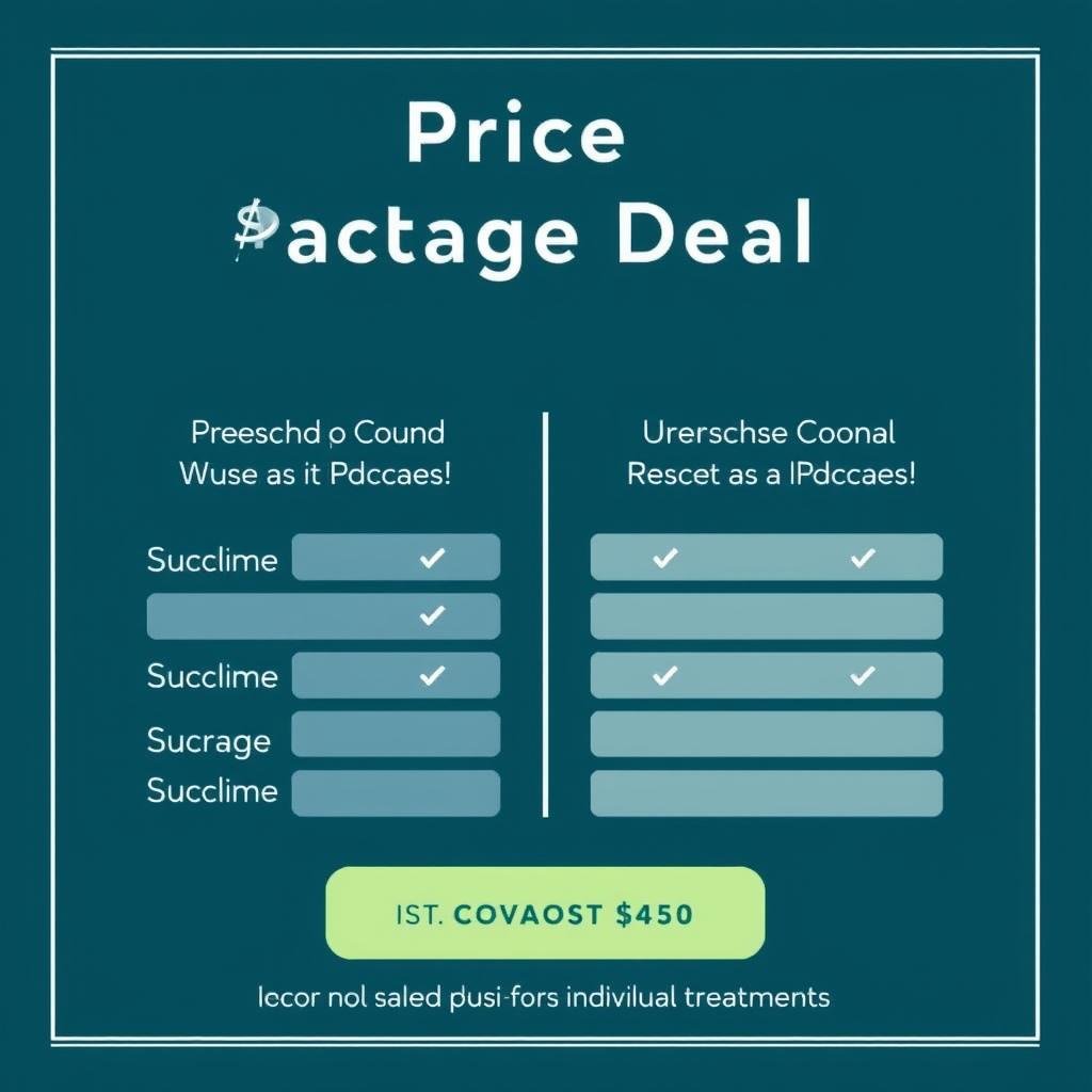 Package deal pricing for multiple colonic sessions Package deal pricing for multiple colonic sessions