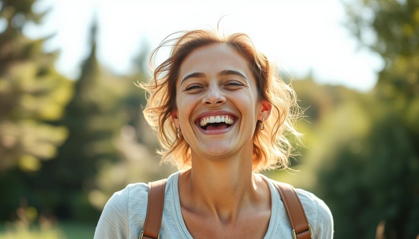 Person feeling energetic and healthy after colon hydrotherapy treatment Person feeling energetic and healthy after colon hydrotherapy treatment