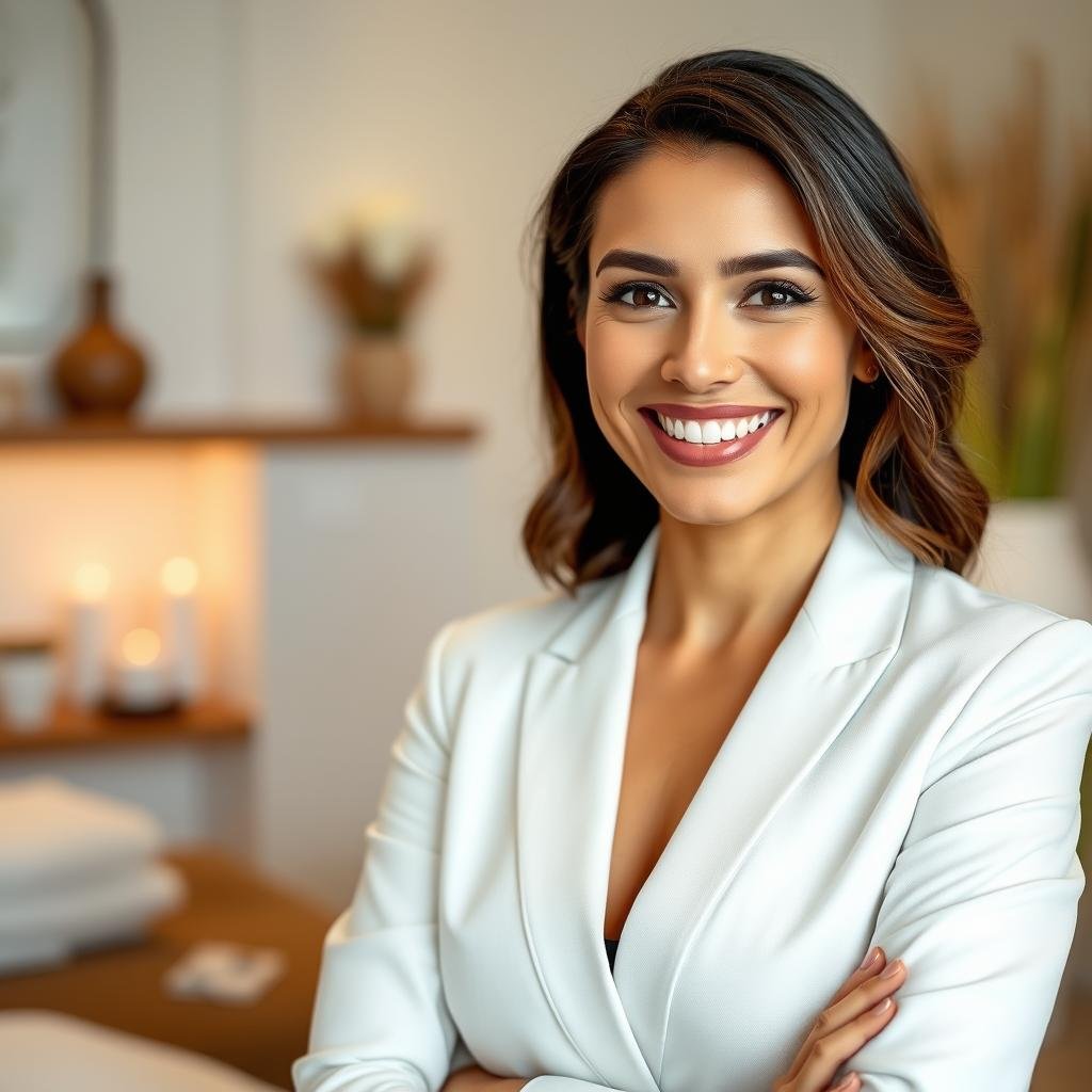 Portrait of Lisa Rodriguez, Spa Owner