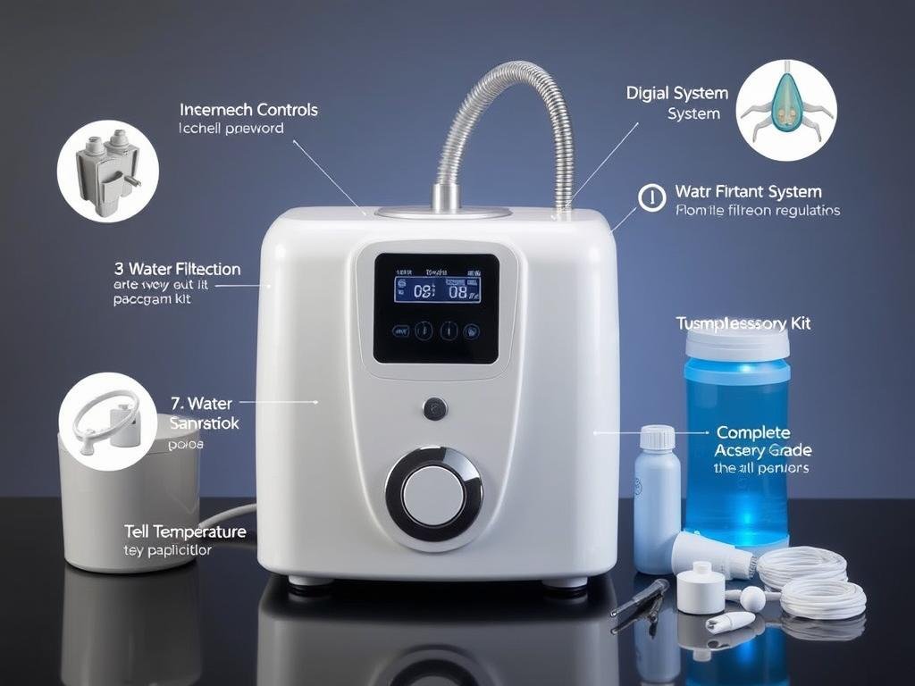 PurePro Digital Colon Hydrotherapy System with touchscreen interface