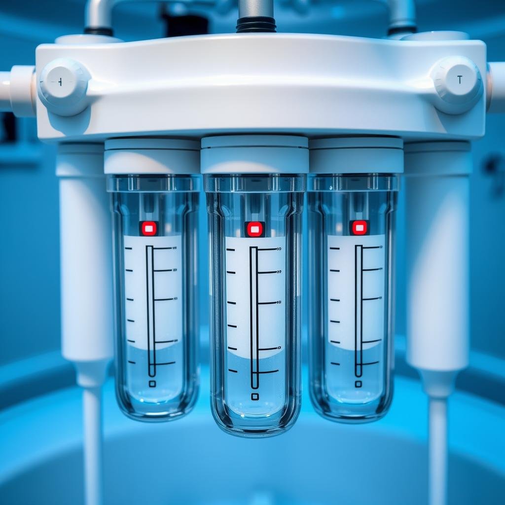 Advanced filtration system of hydro colon therapy equipment