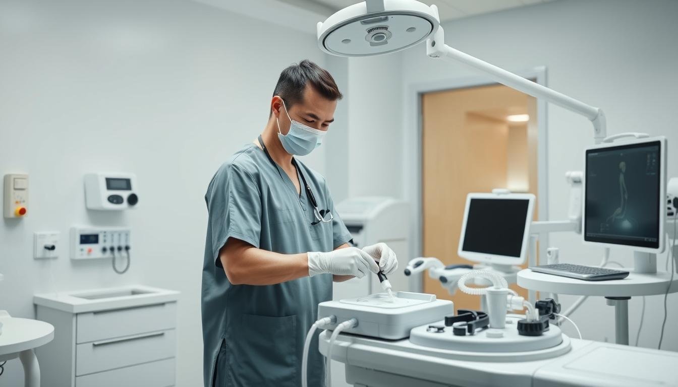 Clean, professional colonic irrigation clinic with certified practitioner