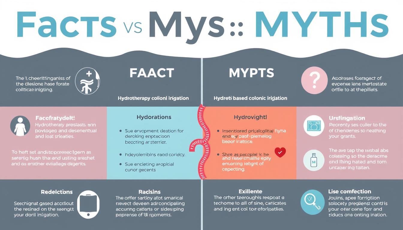 Comparison between facts and myths about hydrotherapy colonic irrigation