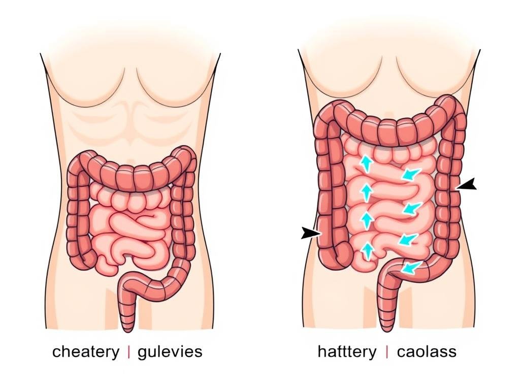Illustration showing how colon flush helps relieve constipation Illustration showing how colon flush helps relieve constipation