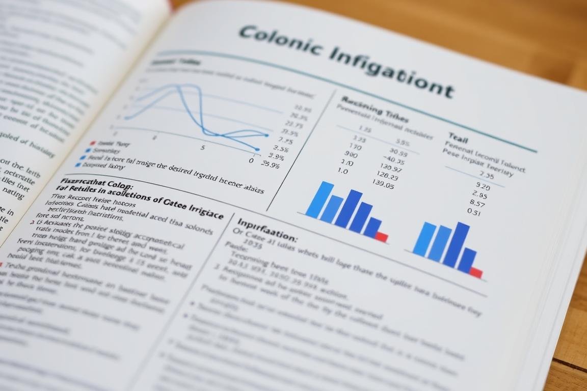 Medical journal showing research on colonic irrigation Medical journal showing research on colonic irrigation