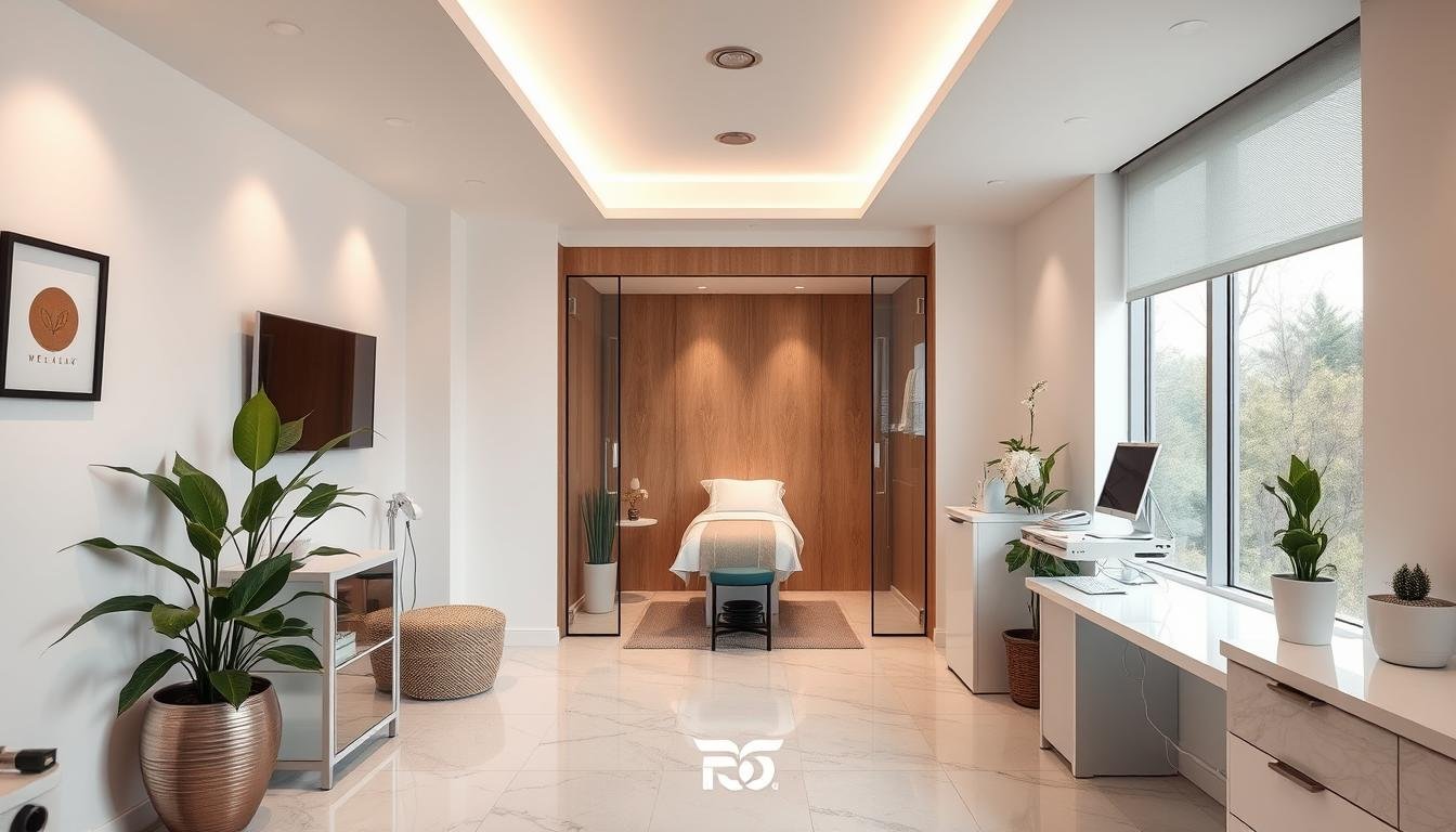 Modern wellness clinic offering hydro colon therapy treatments