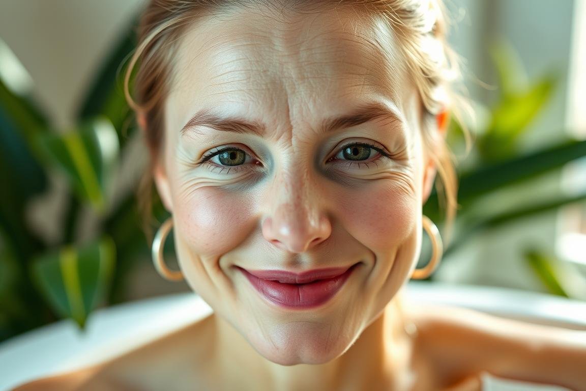 Person experiencing improved wellbeing after colon hydrotherapy treatment