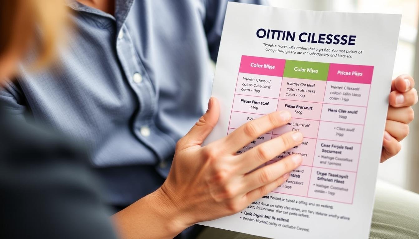 Person reviewing colon cleanse pricing with additional costs highlighted