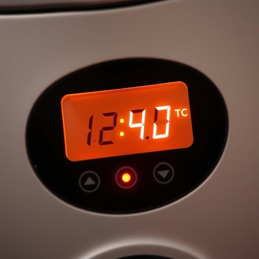 Precise temperature control panel on hydro colon therapy machine