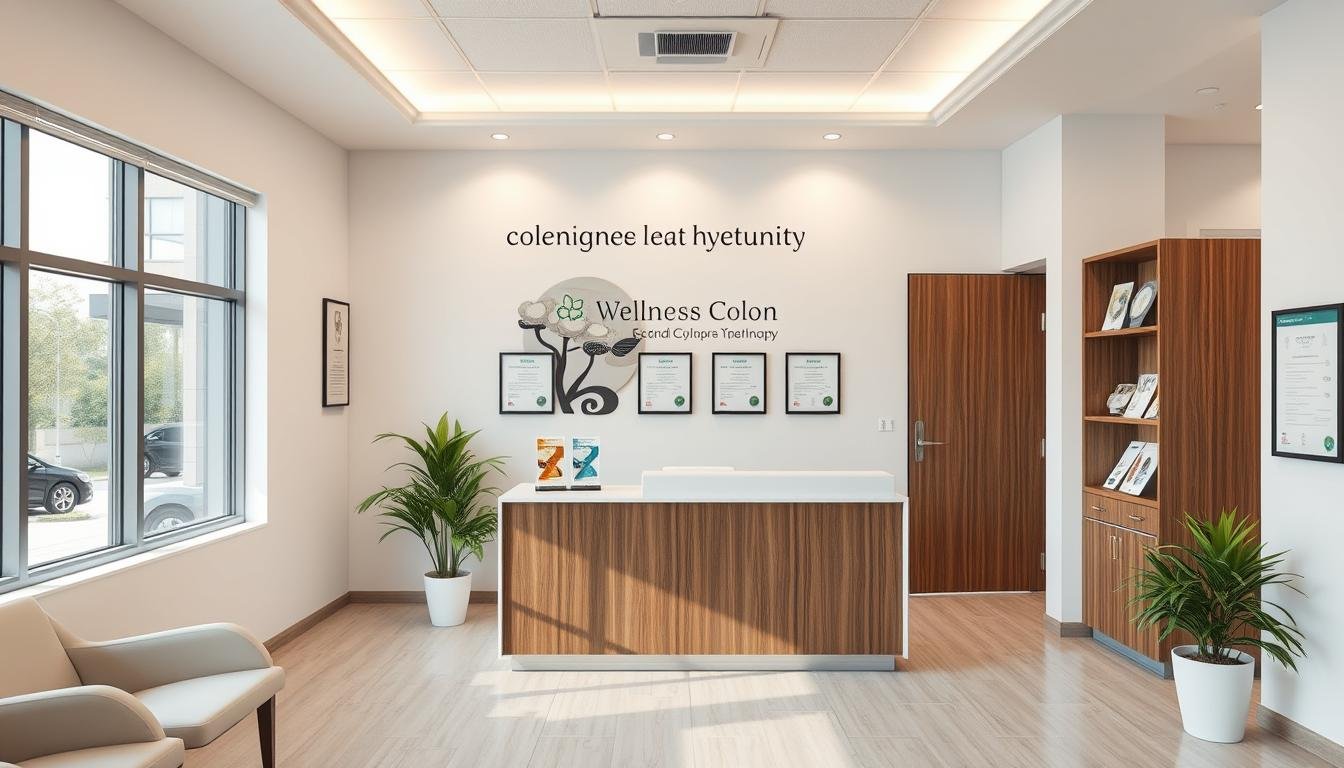 Professional clinic offering certified colon hydrotherapy treatments with modern devices