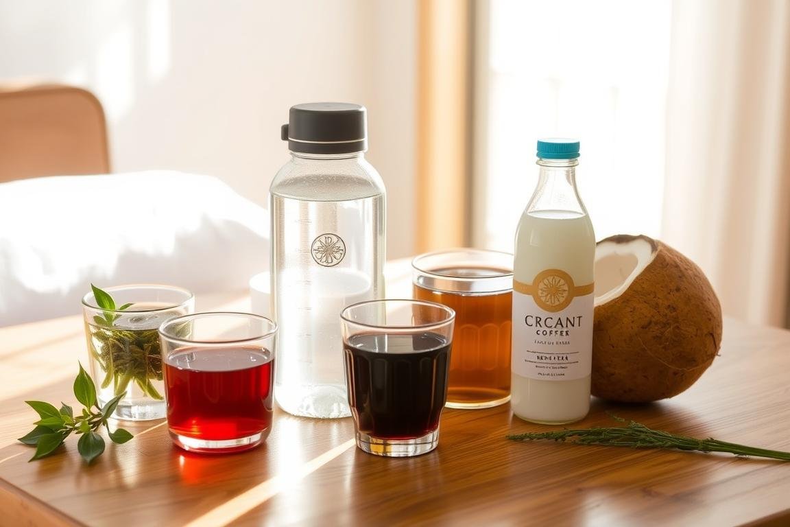 Various hydration options after colon hydrotherapy