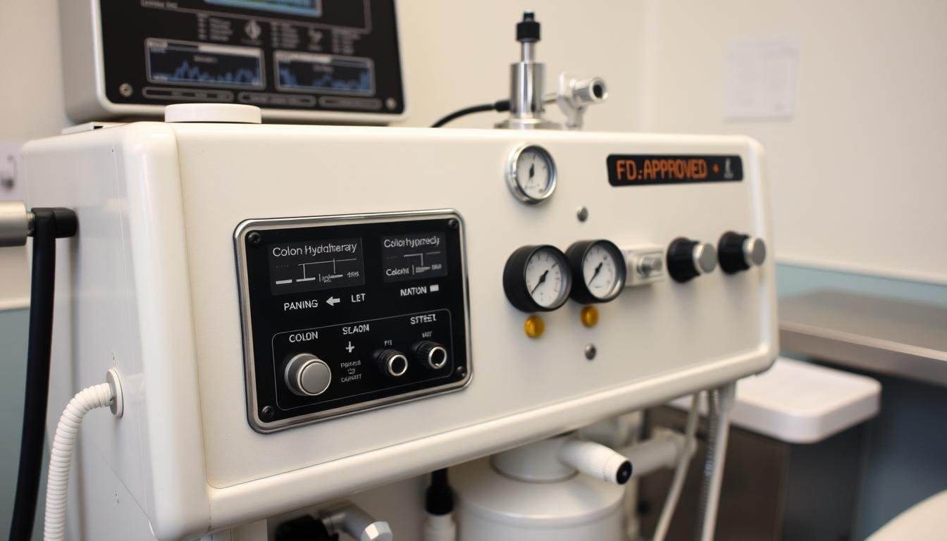 1970s FDA-approved closed-system colon hydrotherapy machine 1970s FDA-approved closed-system colon hydrotherapy machine