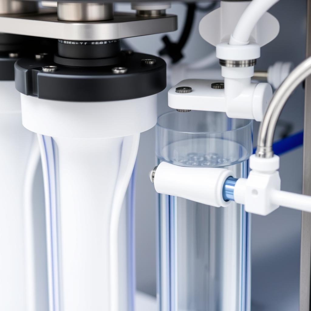 Advanced water filtration system of a colon hydrotherapy machine Advanced water filtration system of a colon hydrotherapy machine