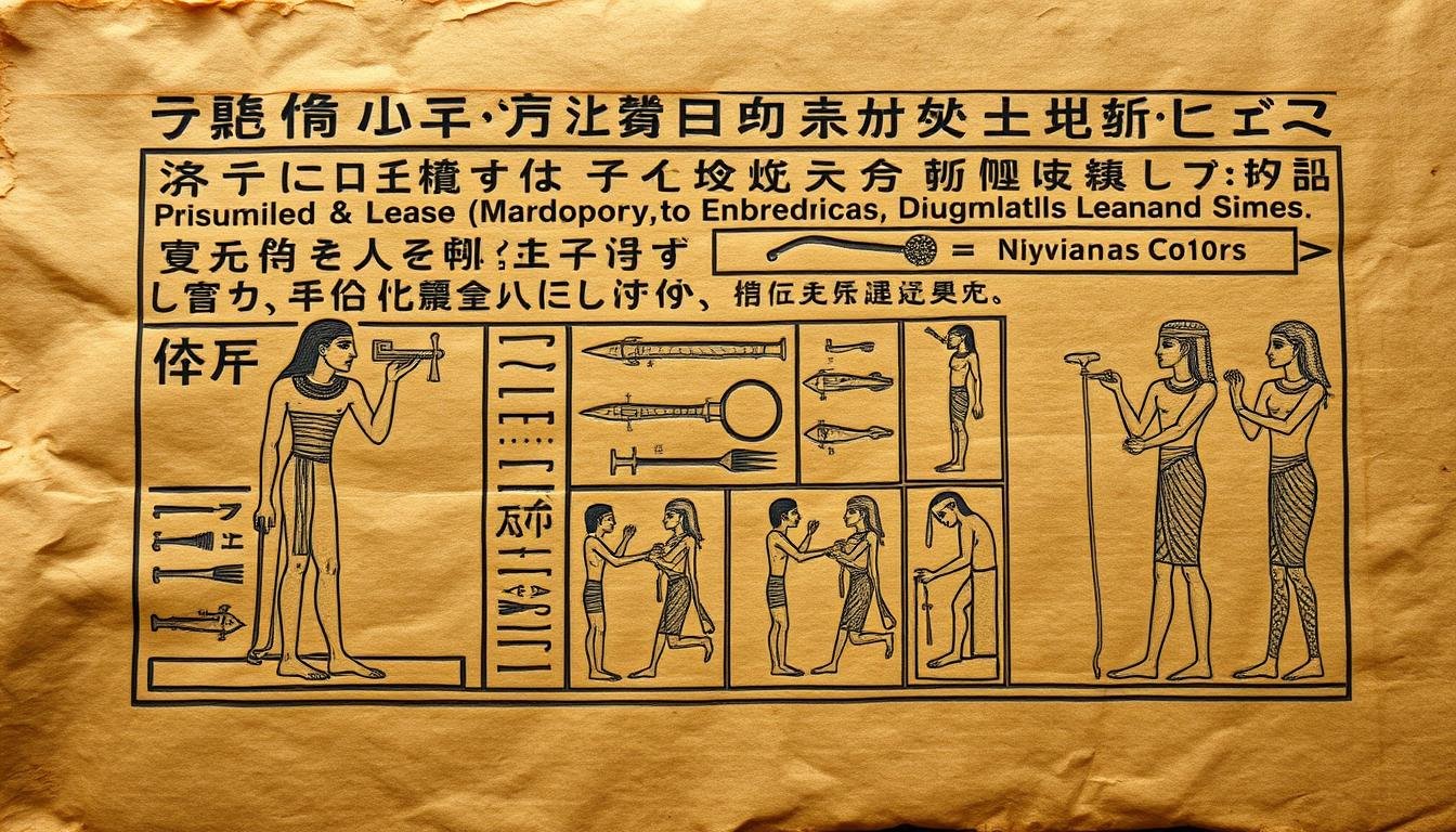 Ancient Egyptian medical papyrus showing early colon hydrotherapy history