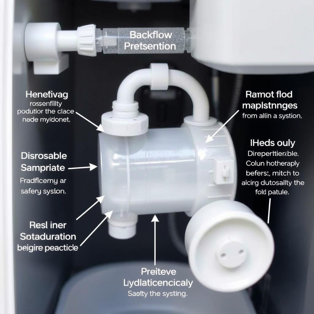 Backflow prevention system on a Colon Hydrotherapy Machine Backflow prevention system on a Colon Hydrotherapy Machine