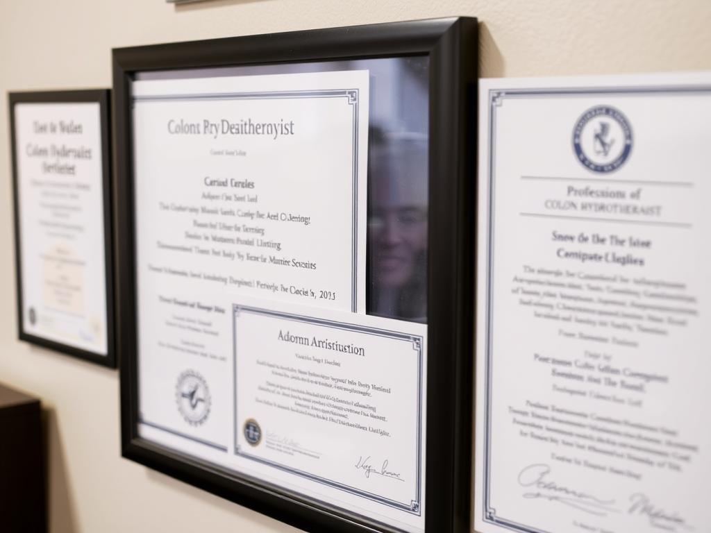 Certified colon hydrotherapist credentials and certification
