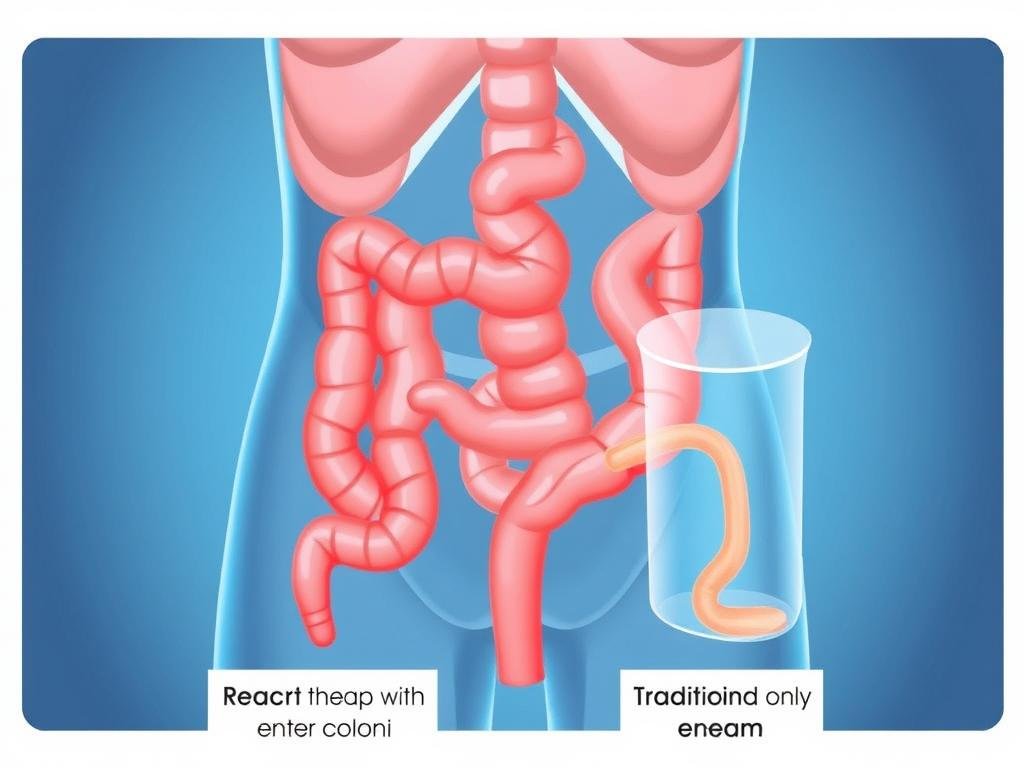 Comparison between colon hydrotherapy and traditional enema procedures