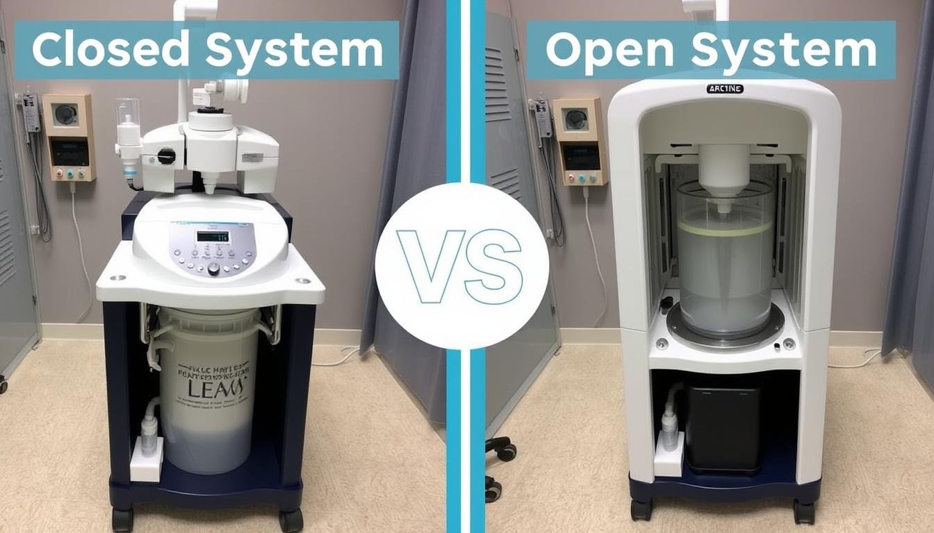 Comparison of closed and open Colon Hydrotherapy Machine systems Comparison of closed and open Colon Hydrotherapy Machine systems