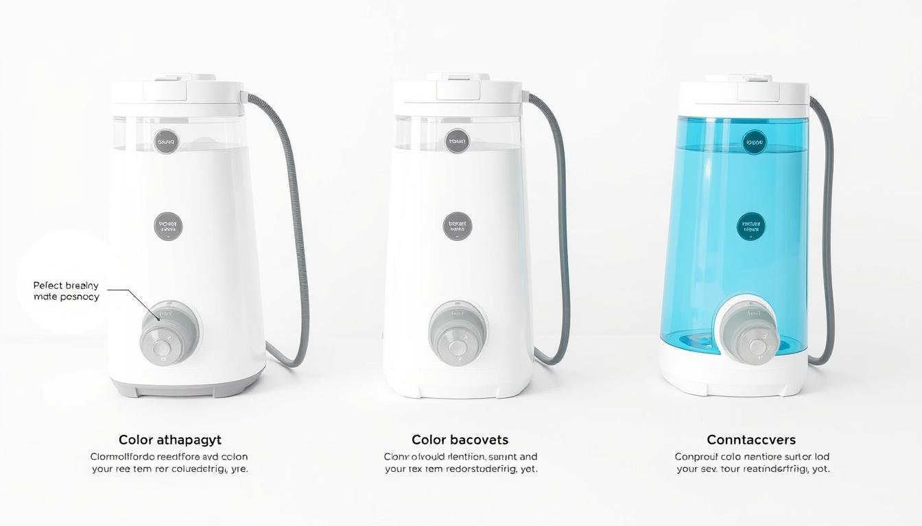 Comparison of different colon hydrotherapy device models with feature highlights