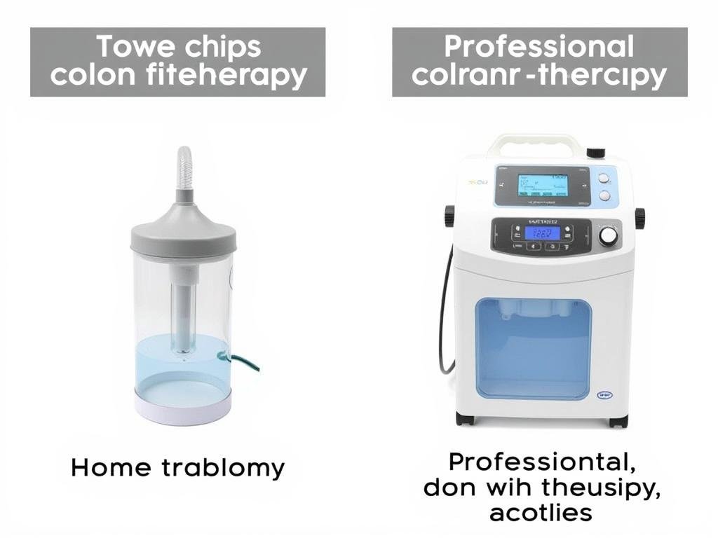Comparison of home and professional colon hydrotherapy devices side by side