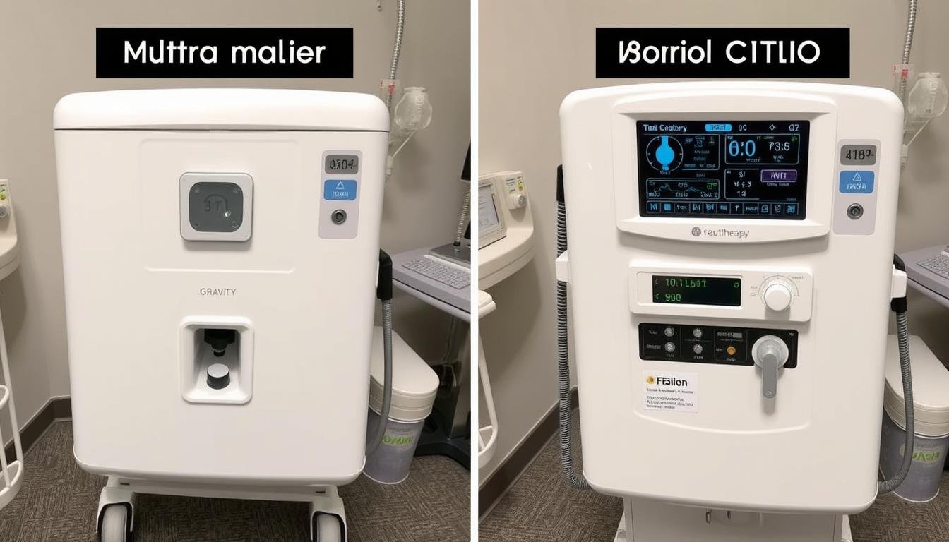 Comparison of traditional and modern colon hydrotherapy equipment