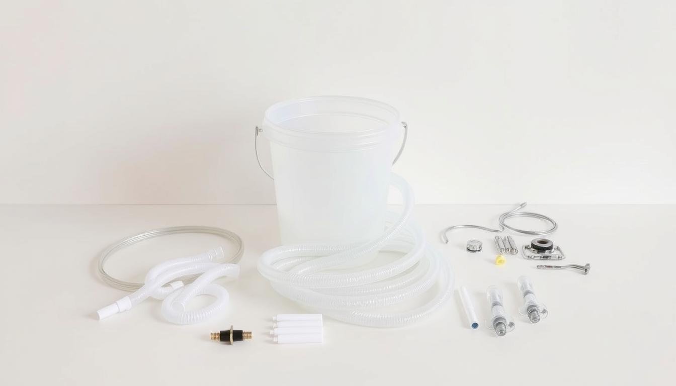 Complete home colon hydrotherapy kit with all necessary components