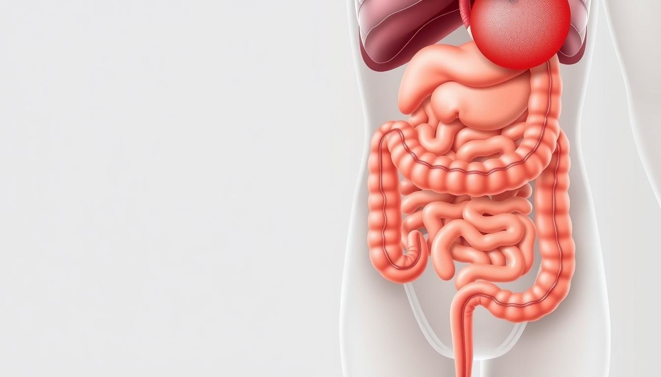 Healthy digestive system illustration Healthy digestive system illustration