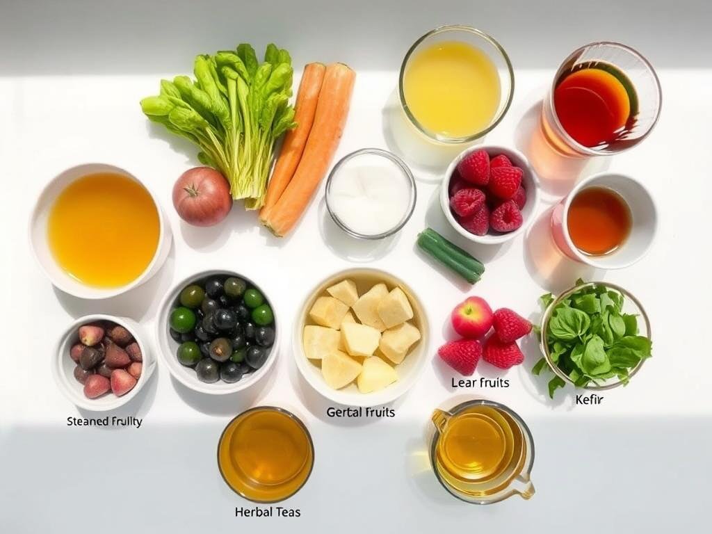 Healthy foods recommended after colon hydrotherapy session