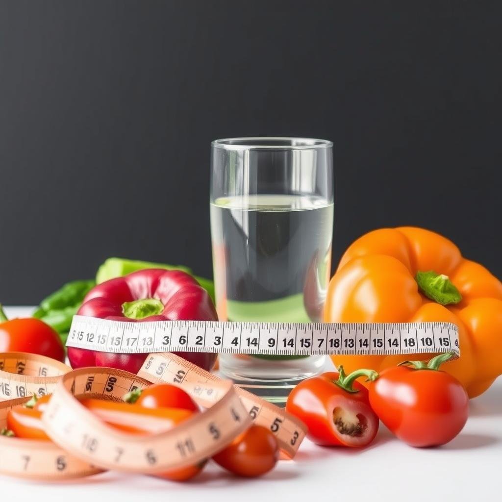 Healthy weight management concept