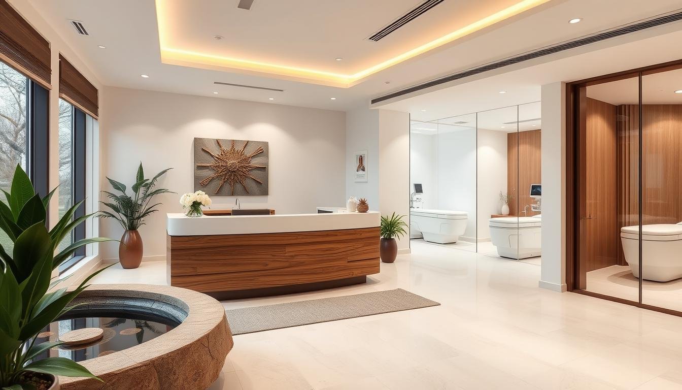 Modern colon hydrotherapy clinic combining traditional wisdom with contemporary technology