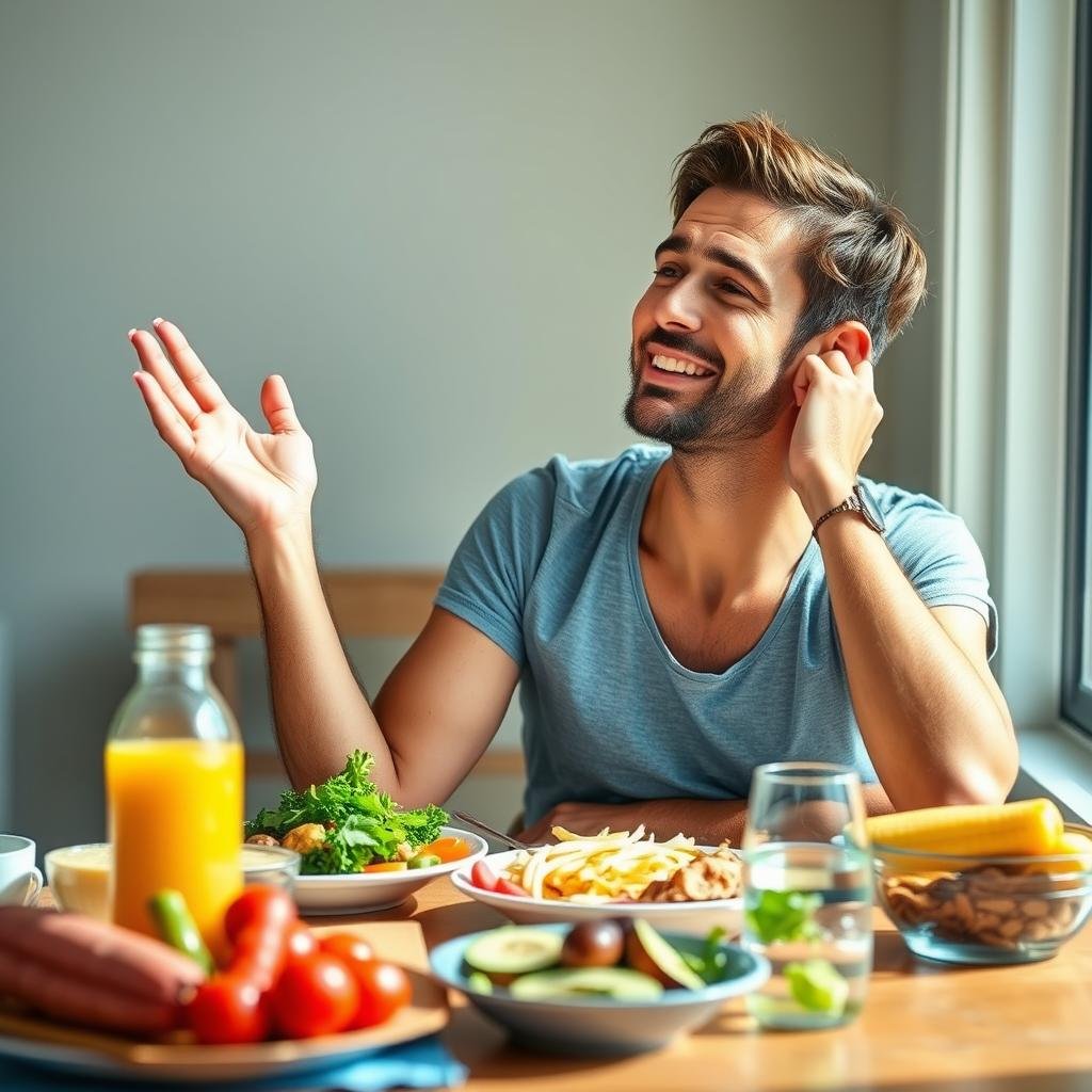 Person with improved digestion after colon hydrotherapy treatment