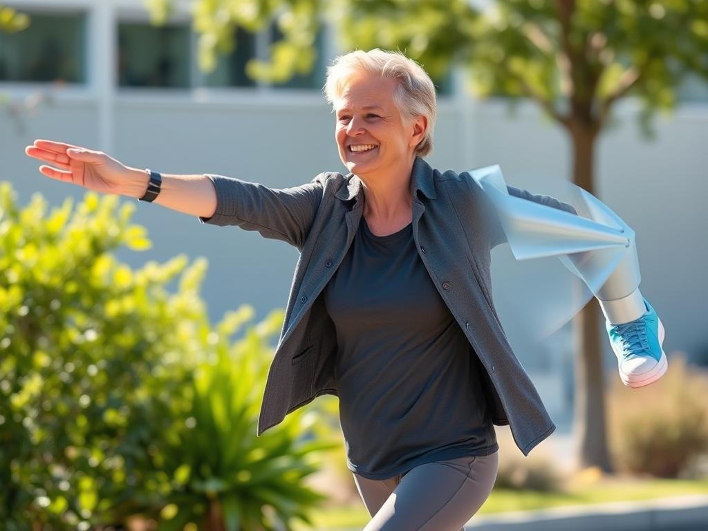 Person with increased energy and vitality Person with increased energy and vitality