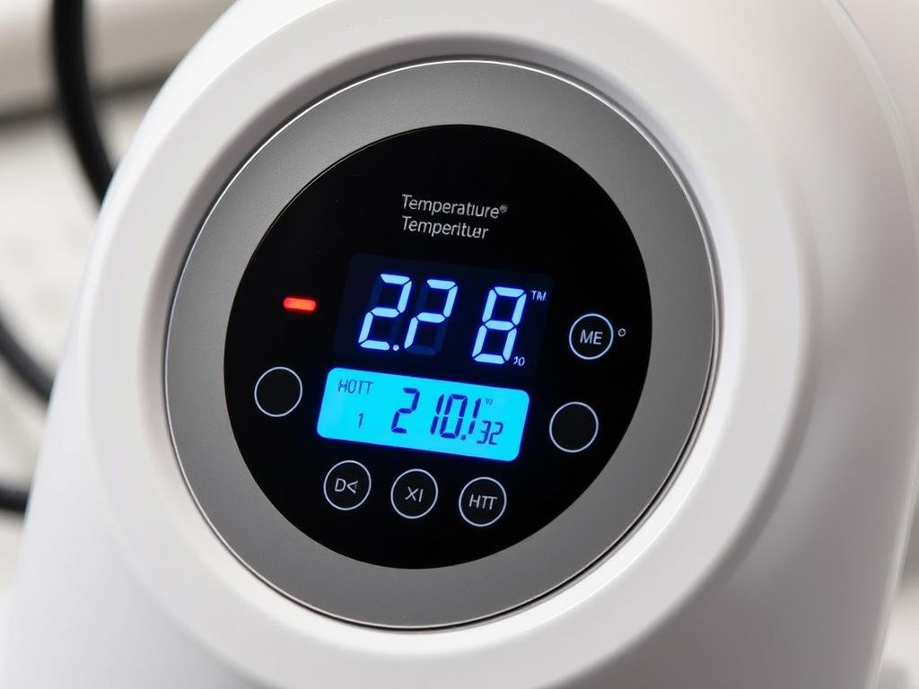 Temperature control system of a colon hydrotherapy machine