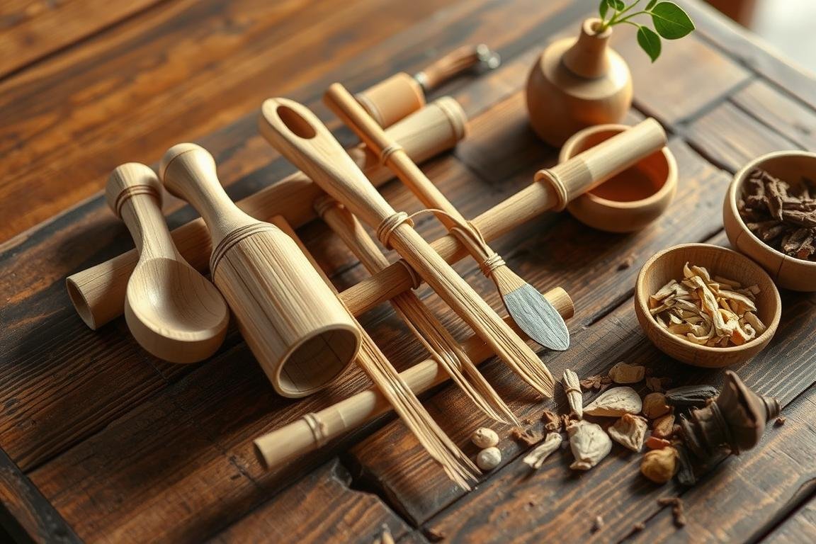 Traditional Chinese bamboo colon cleansing tools Traditional Chinese bamboo colon cleansing tools