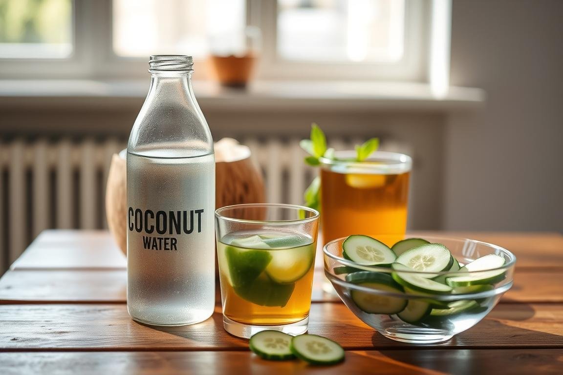 Various hydration options after colon hydrotherapy