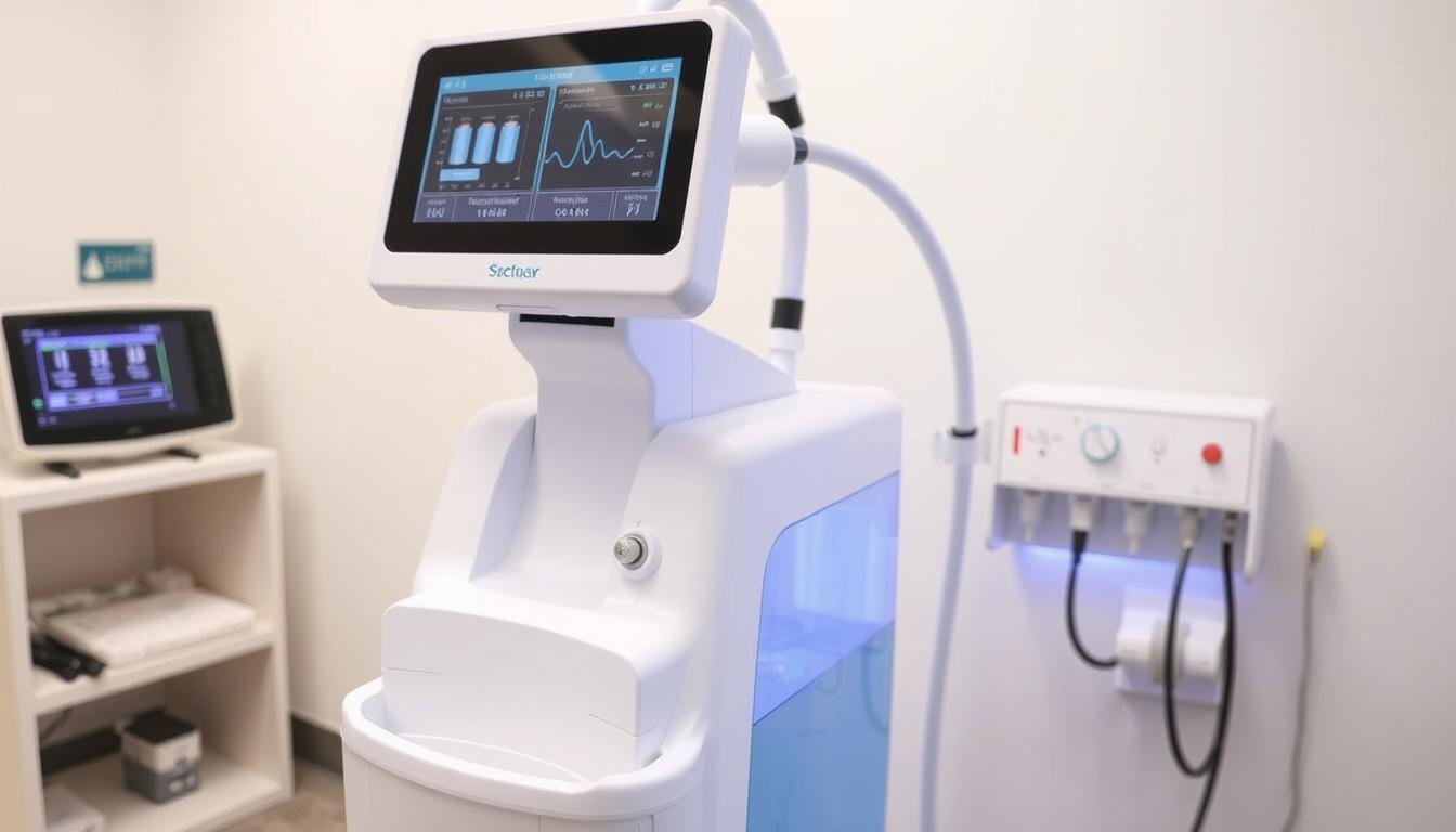Advanced features of a premium colon hydrotherapy system
