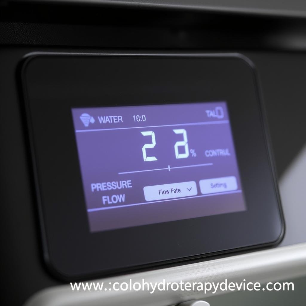 Control system of modern colon hydrotherapy equipment Control system of modern colon hydrotherapy equipment