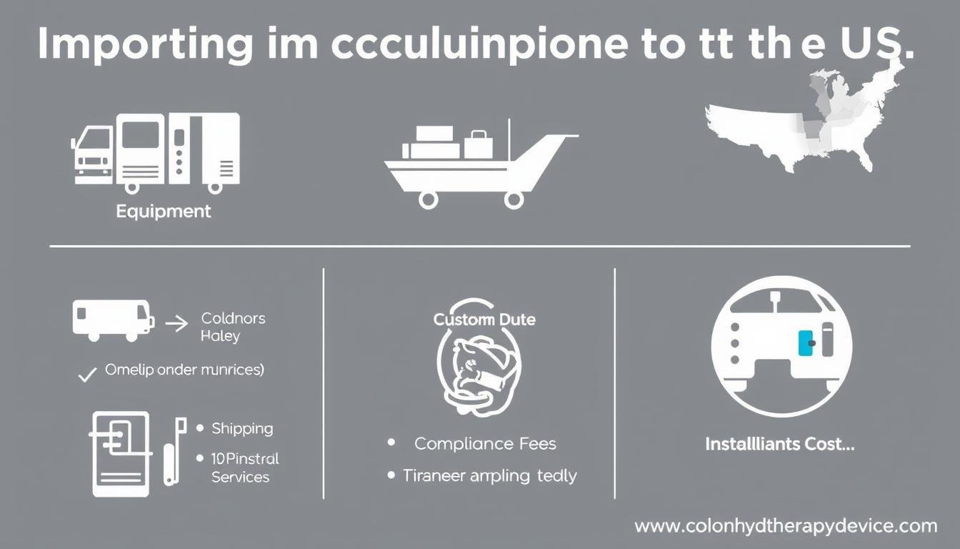 Cost components of importing medical equipment