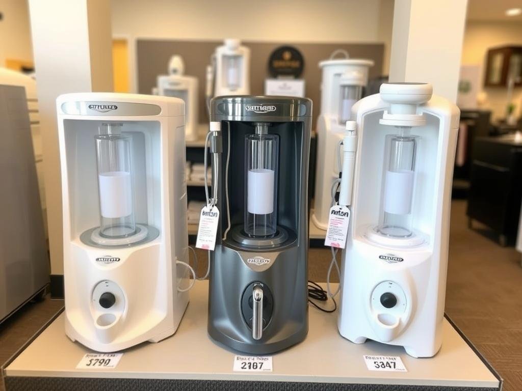 Different models of Colon Hydrotherapy Machines at various price points