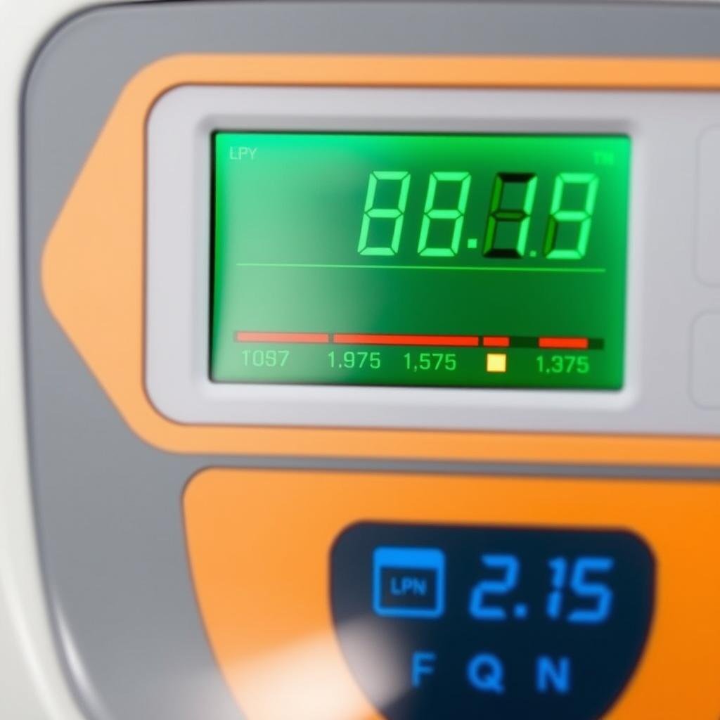 Digital pressure monitoring display