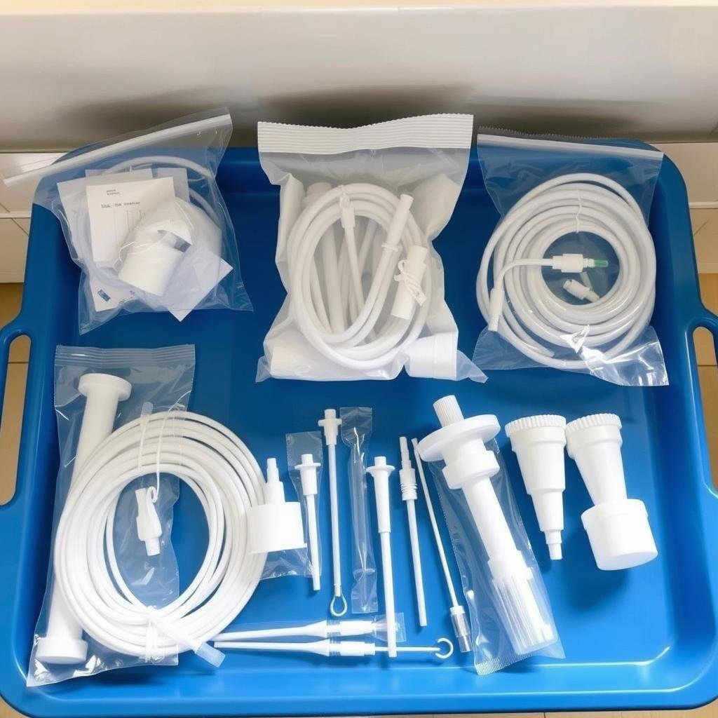 Disposable components for colon hydrotherapy