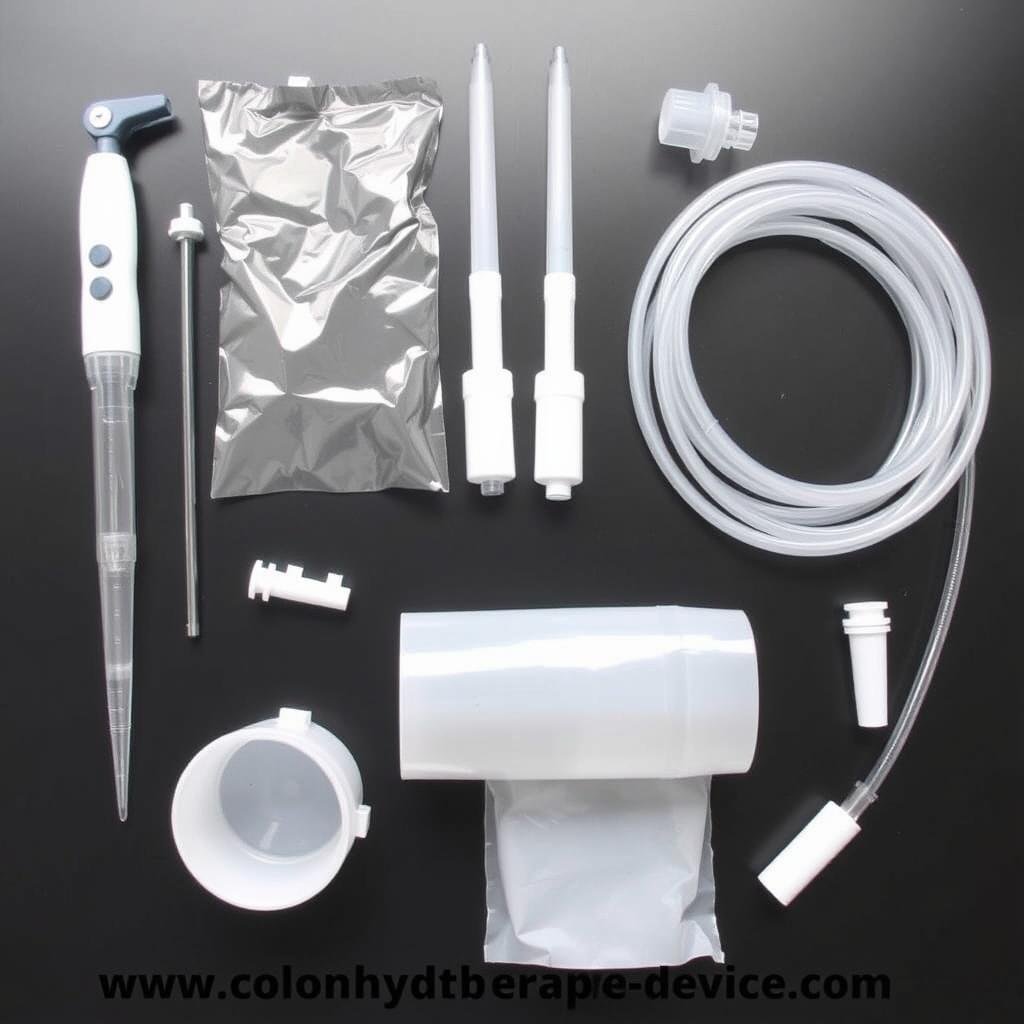 Disposable components for colon hydrotherapy Disposable components for colon hydrotherapy