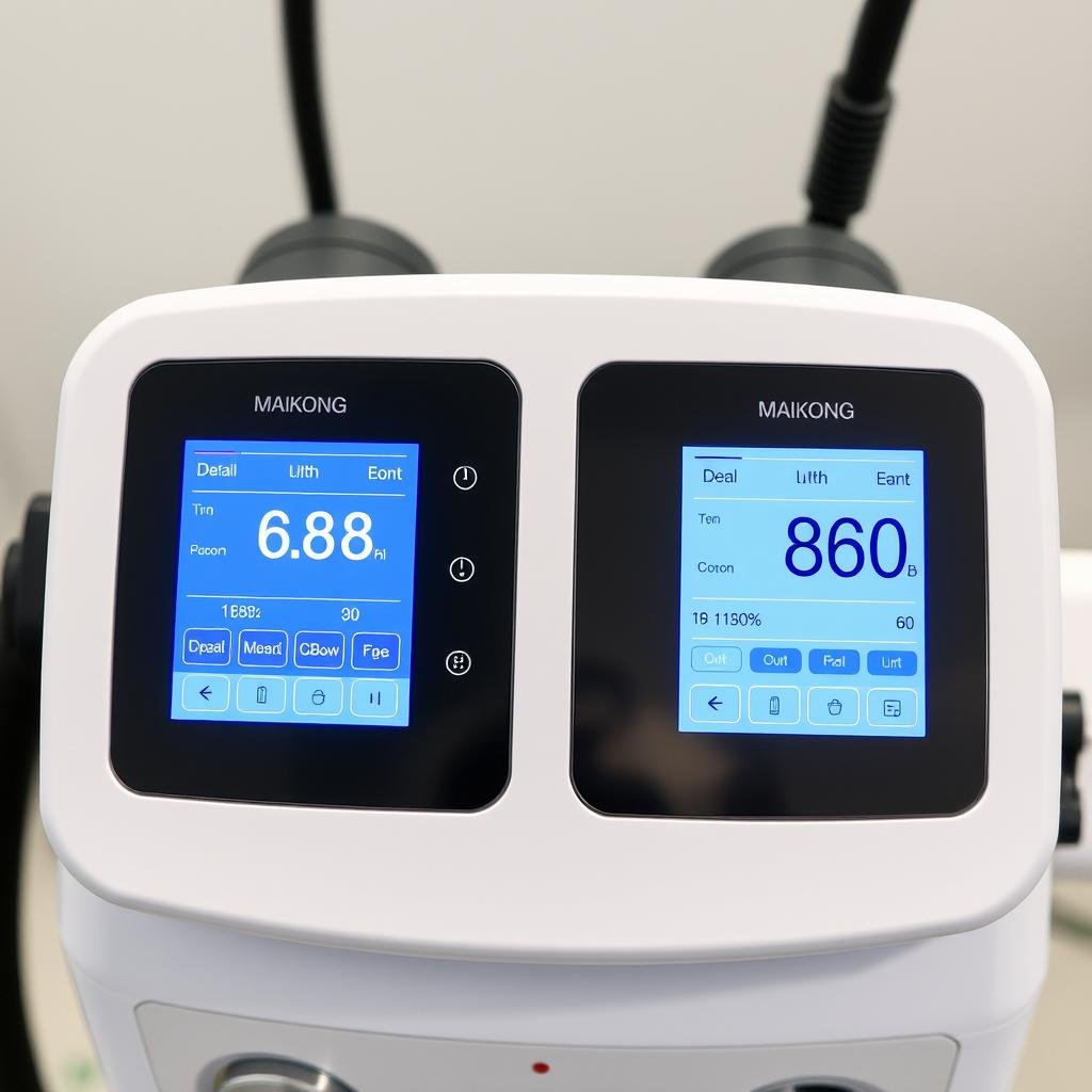 Dual display system for practitioner and patient Dual display system for practitioner and patient