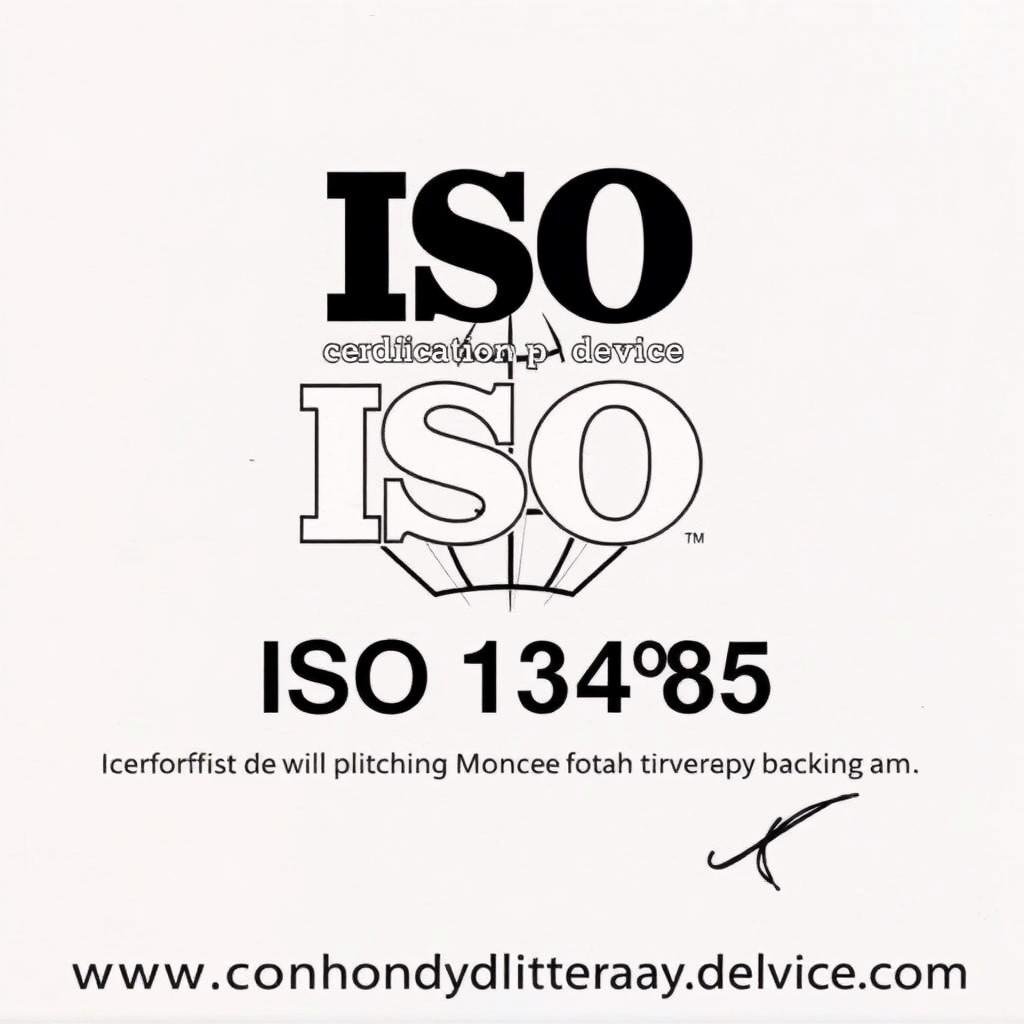 ISO certification for medical device manufacturing