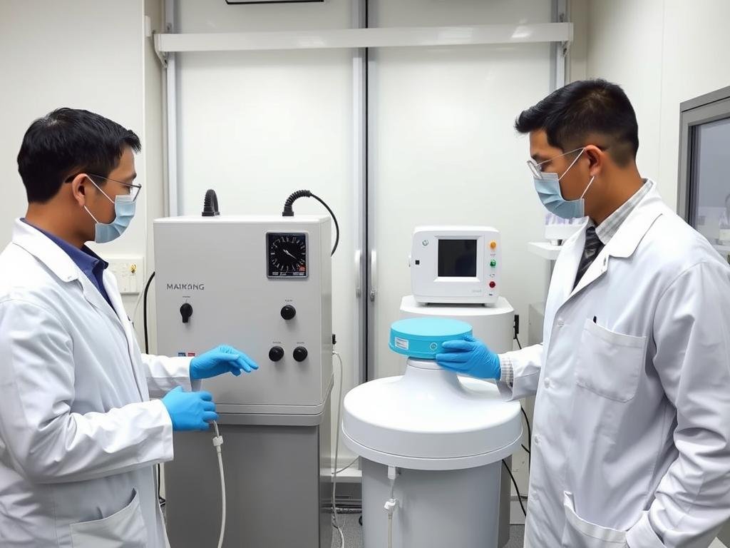 MAIKONG quality control testing of colon hydrotherapy machines